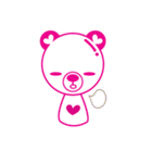 Pinkista Bear（個別スタンプ：16）