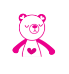 Pinkista Bear（個別スタンプ：17）