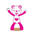 Pinkista Bear（個別スタンプ：20）