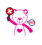 Pinkista Bear（個別スタンプ：22）