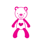 Pinkista Bear（個別スタンプ：27）