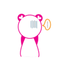 Pinkista Bear（個別スタンプ：36）