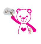 Pinkista Bear（個別スタンプ：39）