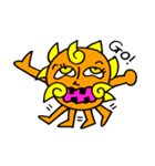 Crazy Sun and the Moon（個別スタンプ：13）