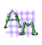 モジメン(アルファベット編)（個別スタンプ：7）