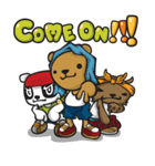 Hip Hop Bear : Benny, A.C., B-Real（個別スタンプ：2）