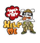 Hip Hop Bear : Benny, A.C., B-Real（個別スタンプ：31）