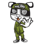 Hip Hop Bear : Benny, A.C., B-Real（個別スタンプ：40）