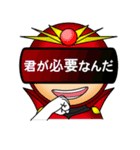 文字で伝えるヒーローたち（個別スタンプ：19）