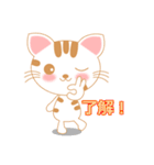 三毛ねこの日常 (にゃんこの会話文字入り)（個別スタンプ：26）