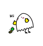 Broken Egg Chick（個別スタンプ：7）