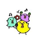 カラーひよこ（個別スタンプ：15）