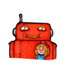 JaiDee and the Heartless Bot (English)（個別スタンプ：34）