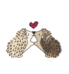 Hedgehogs in Love（個別スタンプ：1）