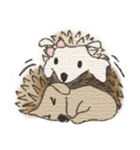 Hedgehogs in Love（個別スタンプ：7）