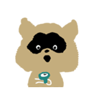 Pompon raccoon（個別スタンプ：35）