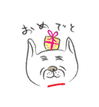 ブサかわ☆フレブル犬 サキ（個別スタンプ：36）