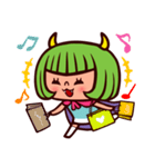 悪魔系女子（個別スタンプ：34）