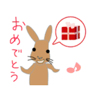 Peco of a rabbit（個別スタンプ：10）