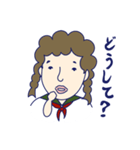 女学生 かず子（個別スタンプ：7）