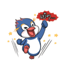 Blue penguin（個別スタンプ：9）