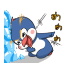 Blue penguin（個別スタンプ：17）