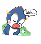 Blue penguin（個別スタンプ：18）