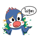 Blue penguin（個別スタンプ：22）