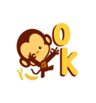 lovely monkey(1)（個別スタンプ：26）