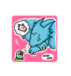 the bird's bosom friend:dragon（個別スタンプ：8）