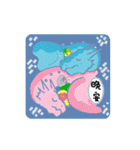 the bird's bosom friend:dragon（個別スタンプ：40）