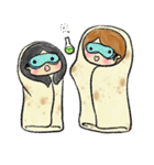 Happy Burrito Friends（個別スタンプ：5）