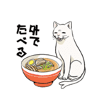 猫又の「何食べたい？」スタンプ（個別スタンプ：4）