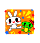 Editor Rabbit and Writer Turtle English（個別スタンプ：39）