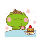 Daily of wig frog（個別スタンプ：21）