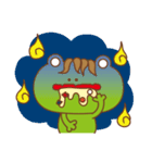 Daily of wig frog（個別スタンプ：22）