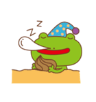 Daily of wig frog（個別スタンプ：34）