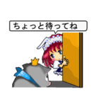 うさ耳メイドとペットの黒豚-ゲーム日和-（個別スタンプ：36）