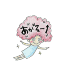 ふわふわ頭の女の子（個別スタンプ：25）