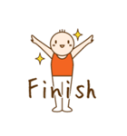 Gymnast (English)（個別スタンプ：3）