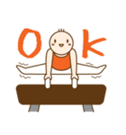 Gymnast (English)（個別スタンプ：15）