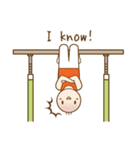 Gymnast (English)（個別スタンプ：33）