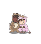 Special Sloth: Din ＆ Moo（個別スタンプ：29）