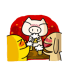 Pig ＆ Dog（個別スタンプ：35）