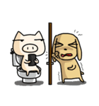 Pig ＆ Dog（個別スタンプ：37）