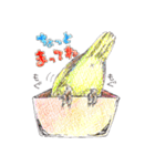 ラブリーな鳥たち（個別スタンプ：21）