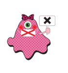 PINK MONSTER and GREEN MONSTER（個別スタンプ：4）