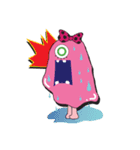 PINK MONSTER and GREEN MONSTER（個別スタンプ：27）