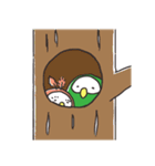 ふくふくろう（個別スタンプ：40）