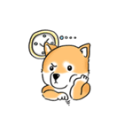 Shiba Inu "Hanapi" ＆ "Kinako" face type（個別スタンプ：12）